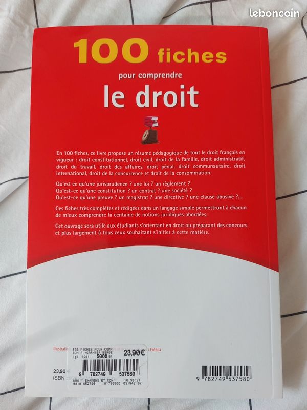 100 fiches pour comprendre le droit (image 1)