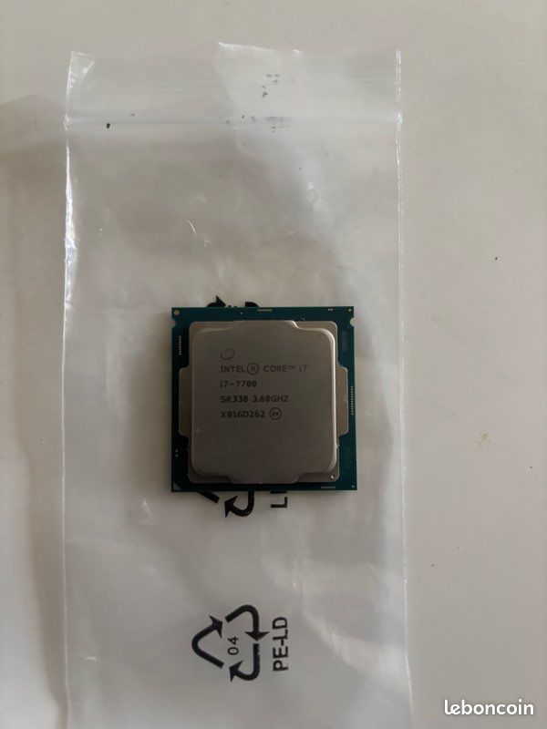 Processeur Intel Core I7-7700 Socket 1151 - Occasion Fonctionnelle, Promotion