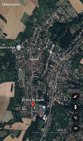 Terrain Constructible 1040m² à Maule (78580)