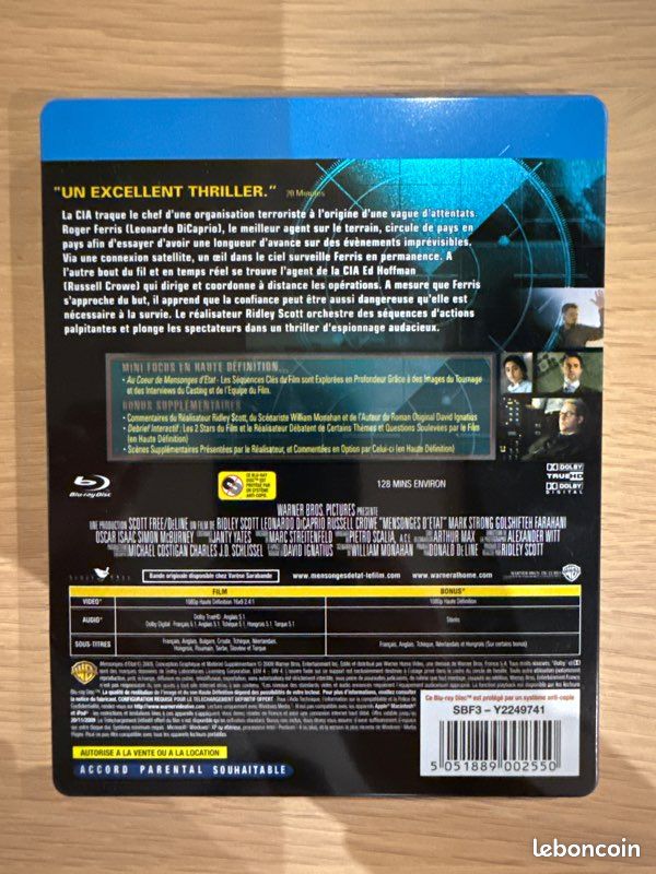 Blu-ray Mensonges d’état (image 2)