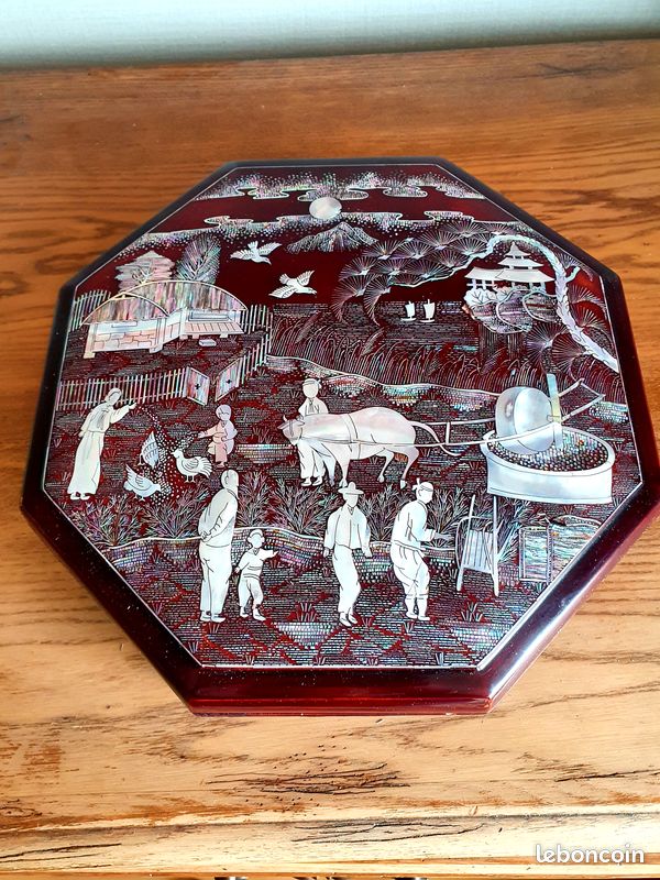 U·helper Boîte Cadeau Octogonale En Velours à 3 Emplacements Pour