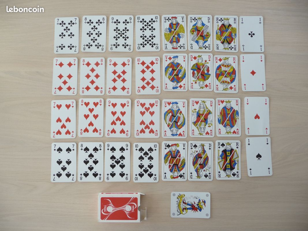Belote Fournier 32 cartes - Jeux de cartes classiques