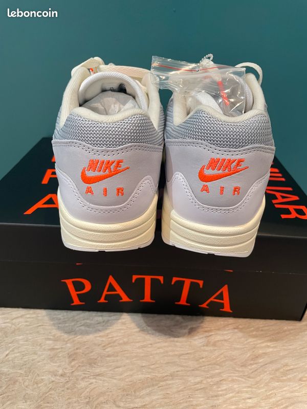 Nike Air Max 1 Patta Waves White Hyper Crimson (image 5)