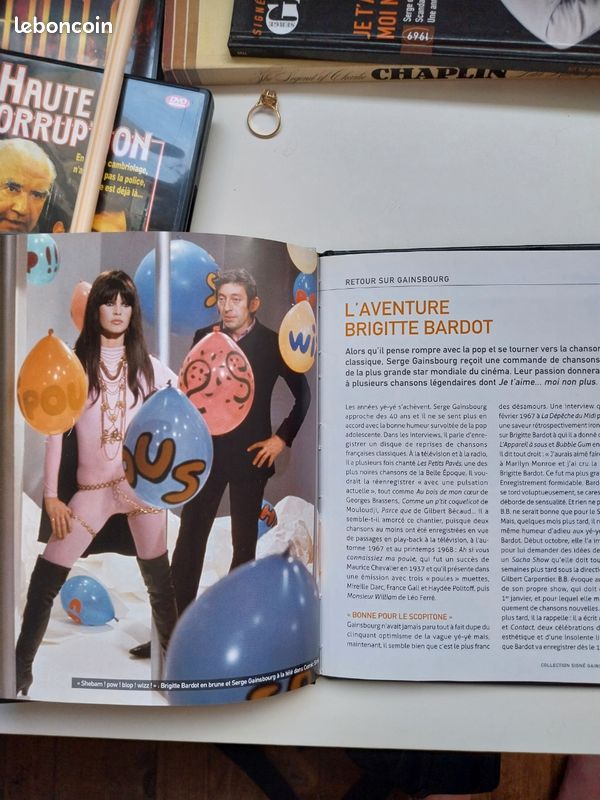 RARE livret cd gainsbourg initiale b.b (image 3)