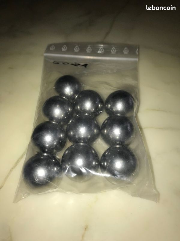 Lot de 10 Billes ( boules ) de flipper de Haute qualité taille standard,1-1/16 pour tous les flippers à aimants (image 5)