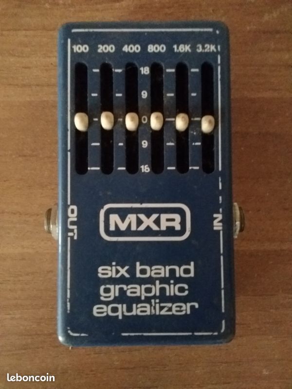 équaliseur graphique MXR 6 bandes année 1981 (image 1)