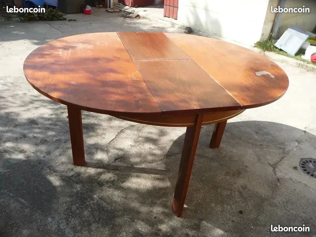 Table en bois plateau à restaurer. URGENT (image 2)