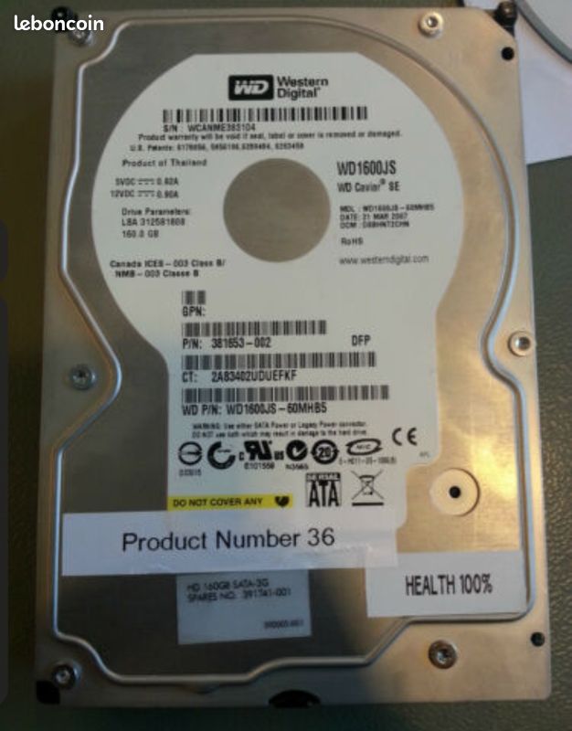 Disque dur (image 1)