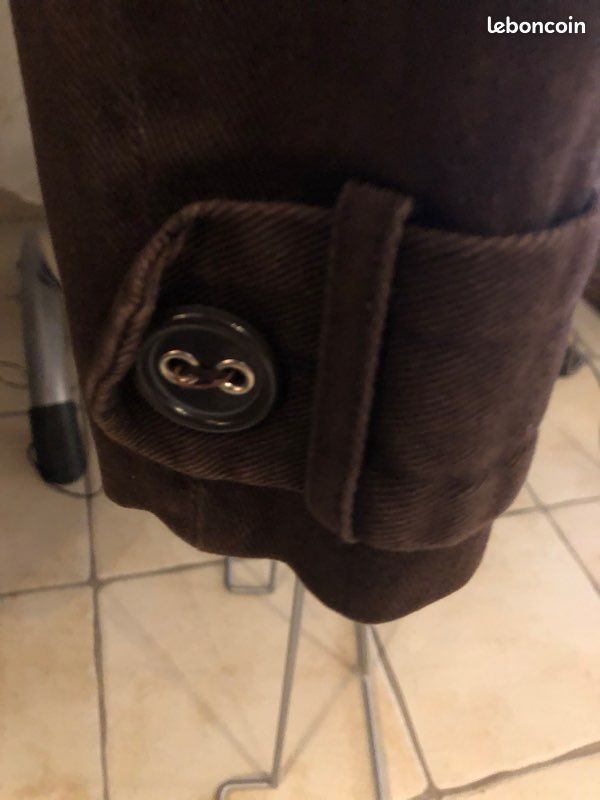 Manteau 3/4 taille m marron (image 4)