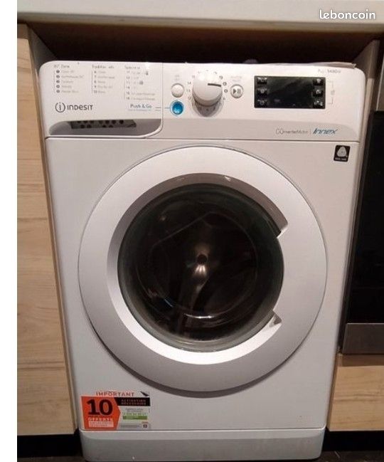 Lave-linge hublot 12kg 1400tr/min 16 programmes Moteur Inverter