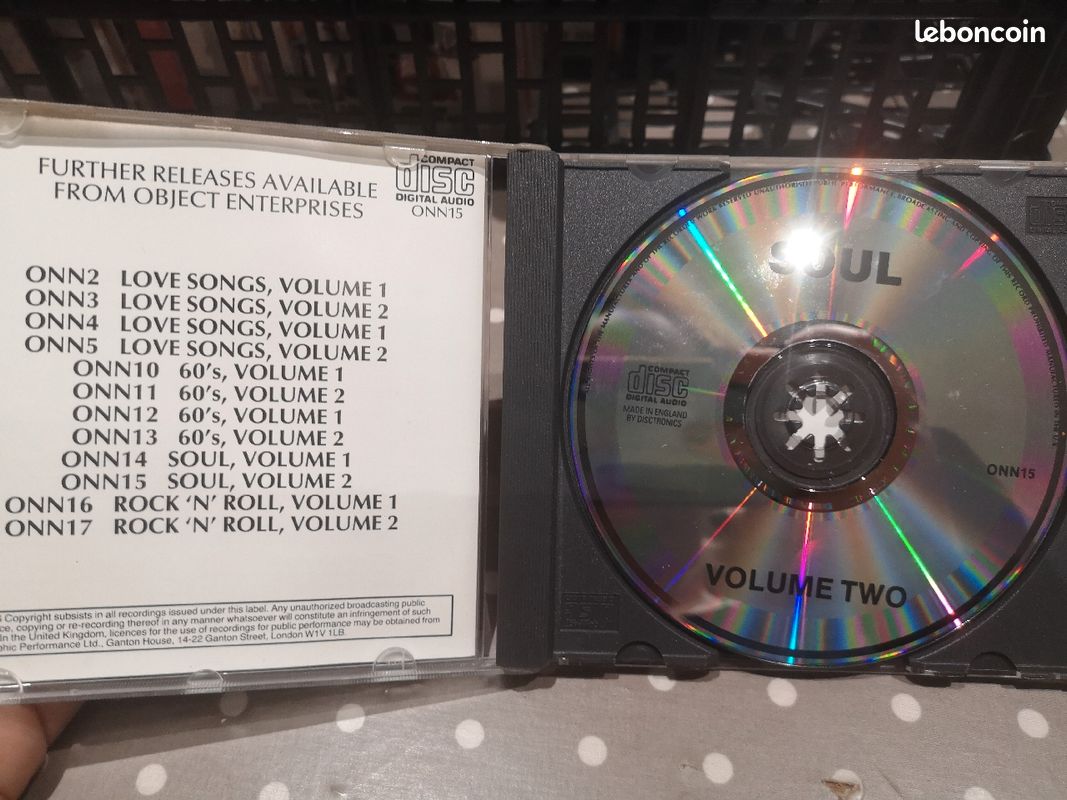 CD Soul volume 2 (jomy) (image 3)