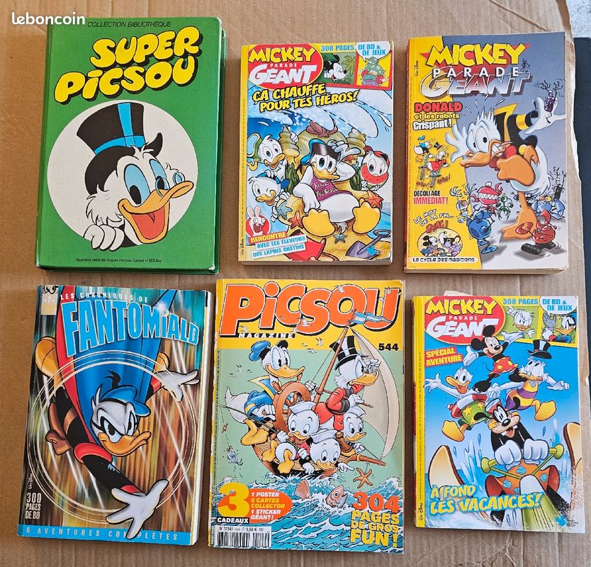 Lot de 6 bandes dessinées (image 1)