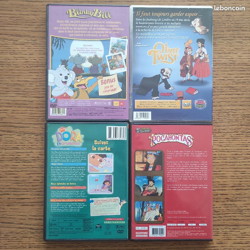 Lot 10 DVD dessin animé (image 2)