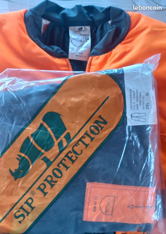 Veste et pantalon de tronçonnage sip protection (image 3)
