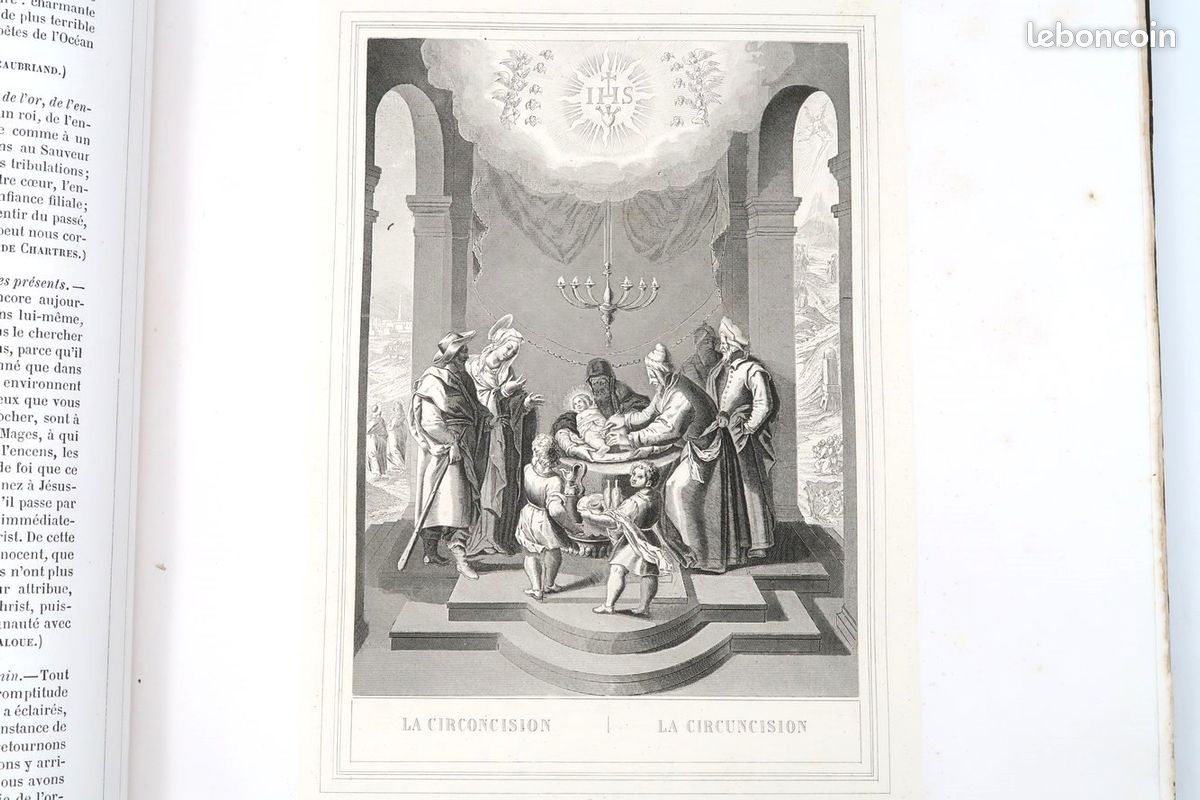 La vie de N. S. Jésus-Christ de Jérôme Natalis - in-folio 1853 130 gravures (image 8)