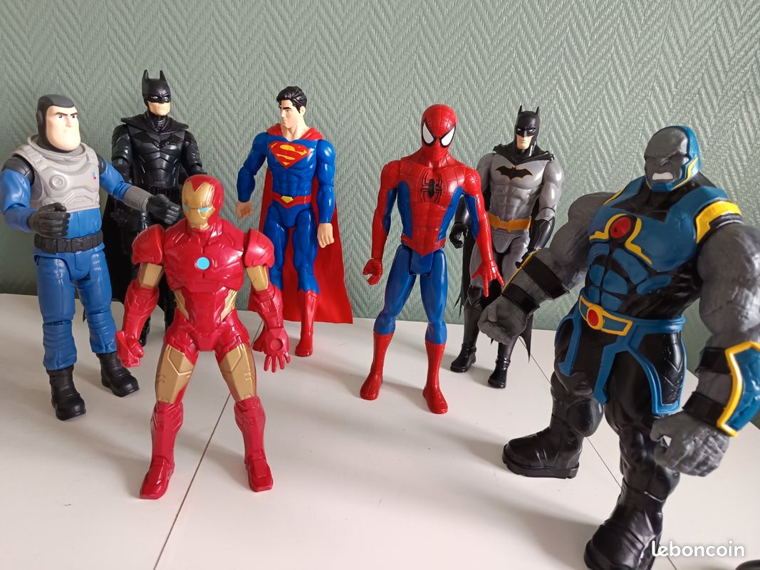 Lot 7 Figurines Marvel , DC Comics, etc...( 5 de 30 cm ) à retirer sur place (image 1)