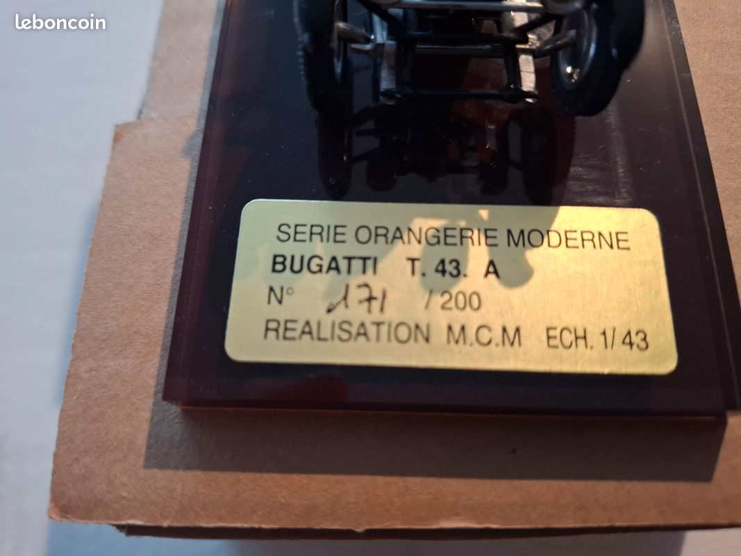 Rio 1/43 - Bugatti 41 Königlichen 1927 Schwarz Und Gelb