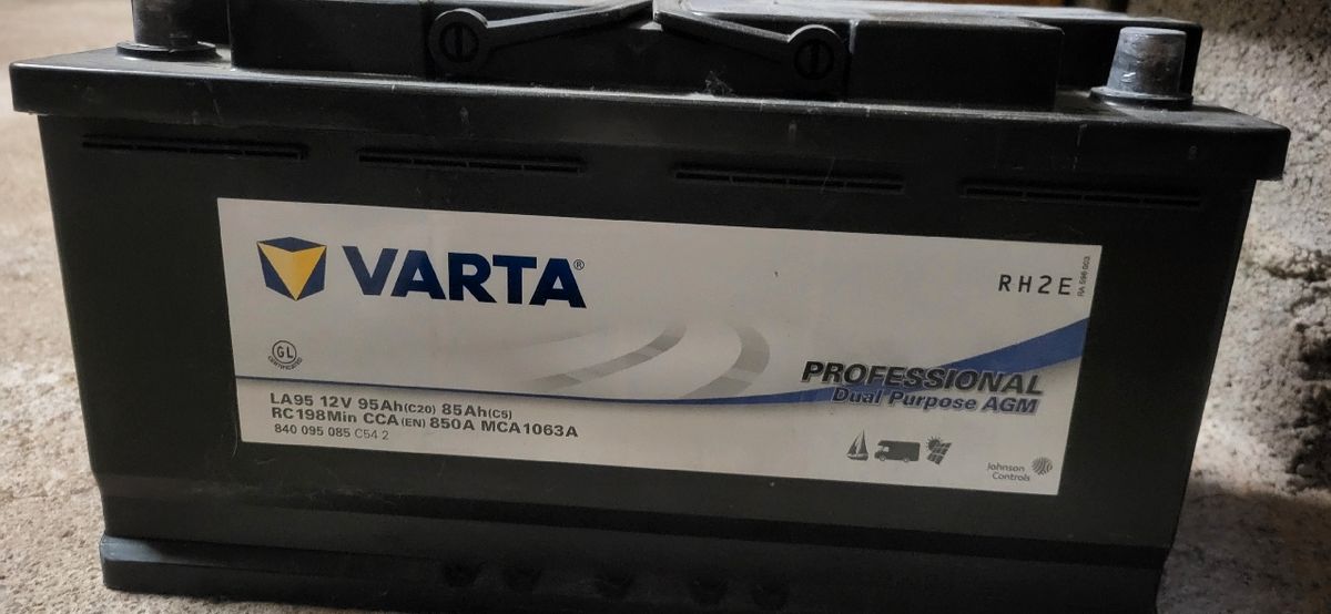 Batterie AGM Varta LA 95 PROFESSIONAL - Équipement caravaning