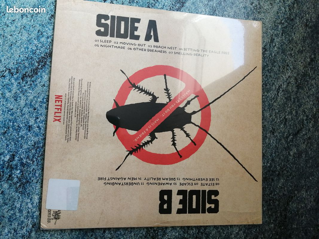 Disque vinyle 33 tours bo film black mirror. Men against fire (image 2)