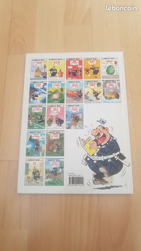 Bd bande dessinée - l'agent 212 - 14 - sauté de poulet - kox cauvin dupuis (image 2)