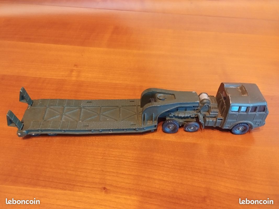 DINKY TOYS, camion berliet militaire porte char armée francaise jantes creuses B | eBay