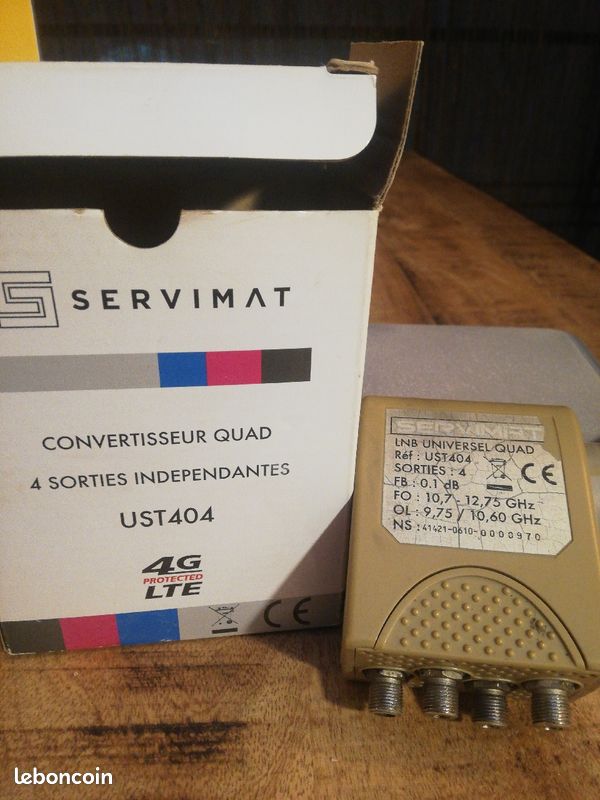 Convertisseur quad pour antenne parabole tv (image 1)