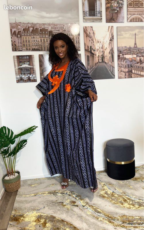 Boubou Robe Africaine Pagne Femme Robe Boubou En Pagne Grand