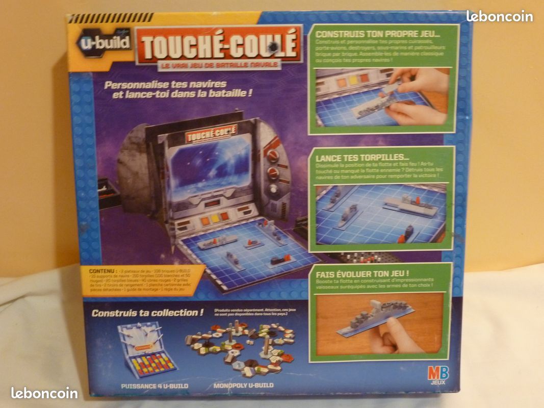 Jeu vintage Bataille navale Touché Coulé MB - Jeux & Jouets