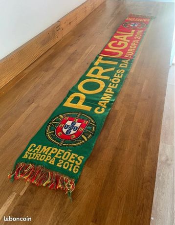 Écharpe Supporter Portugal 138 Cm – 100% Acrylique, Neuve, Pour Les Fans De Foot