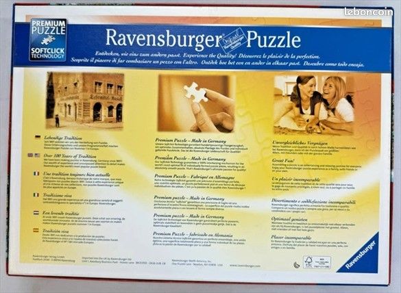 Ravensburger Puzzle Fleroux Cities of the World Amsterdam 1000 Pièces complet (image 4)