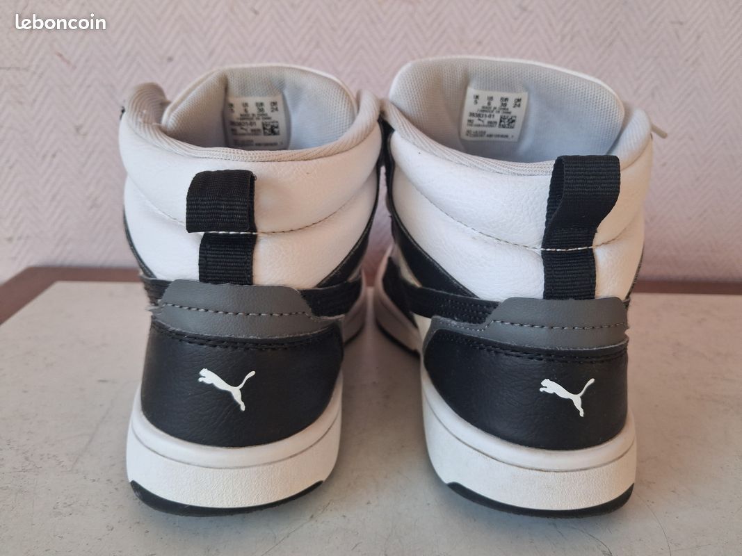 PUMA baskets hautes cuir femme taille 38 (image 2)