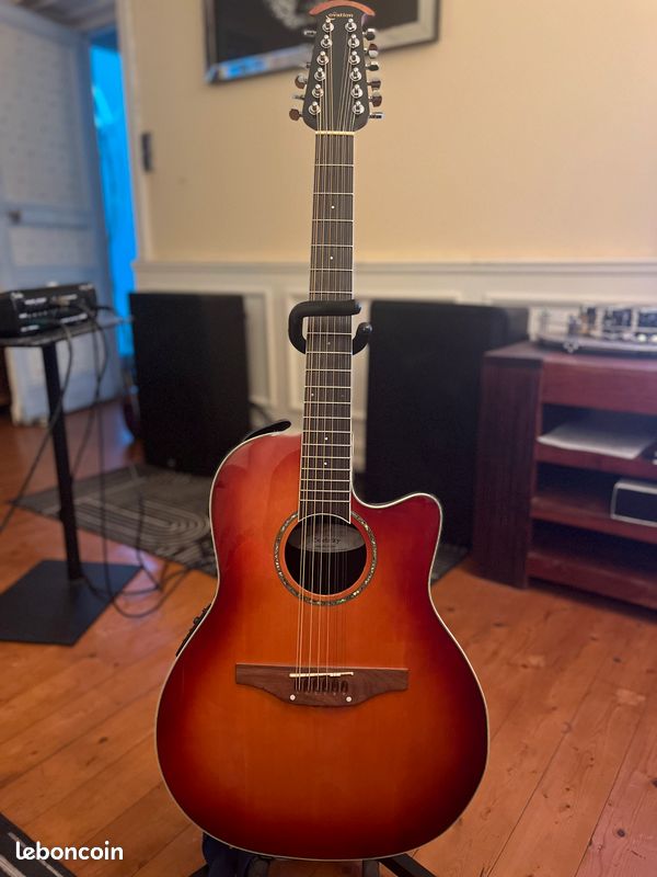 Guitare 12 cordes acoustique et ampli (image 1)