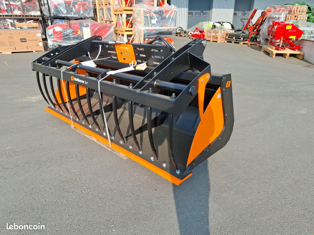Multibenne renforc Quicke 2.60 m telescopique chargeur - Matriel agricole