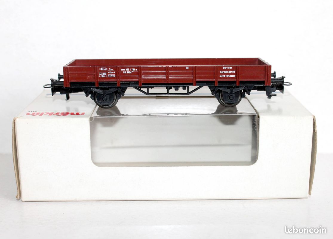 Marklin ho - n°4423 wagon tombereau, transport de marchandises / miniature train (image 4)