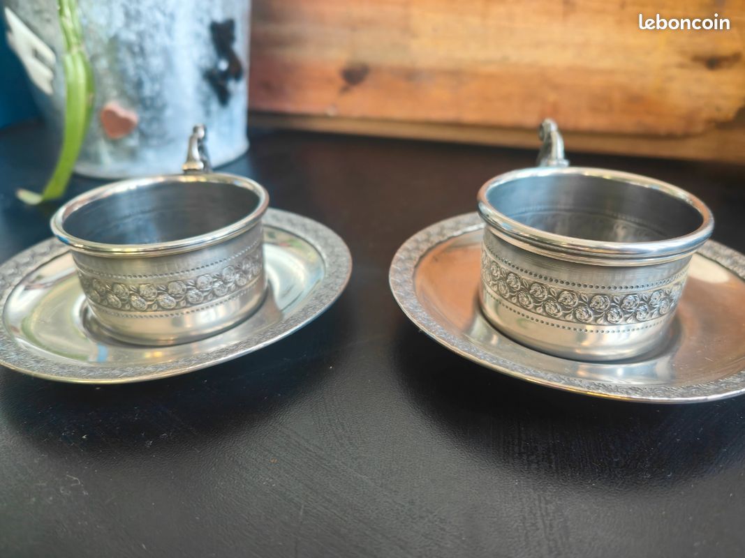 Tasses étain Italien / vintage (image 3)