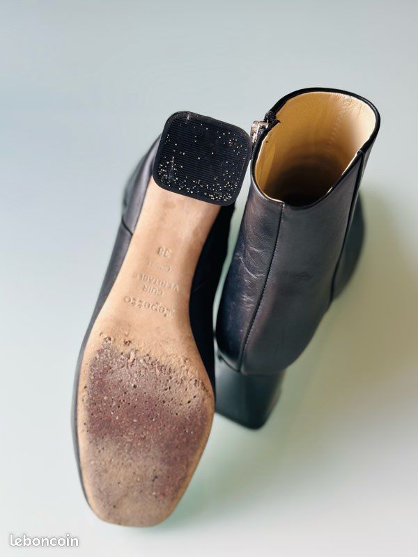 Superbe bottines Melo Repetto en cuir d agneau Chaussures