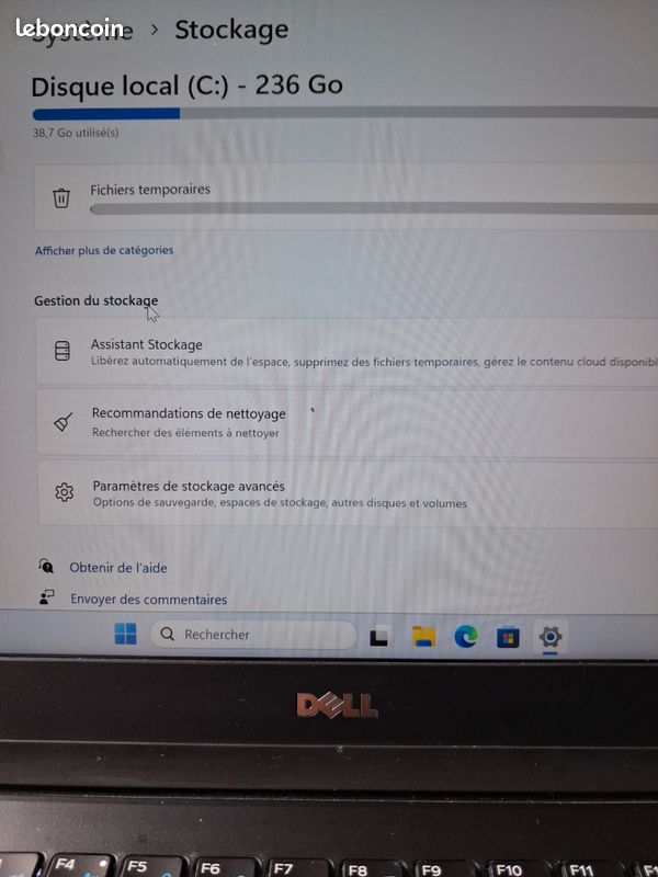 Pc Dell latitude e7470 14" i5 6th ssd 250Gb ddr4 8Go Win 11 pro - comme neuf (image 4)