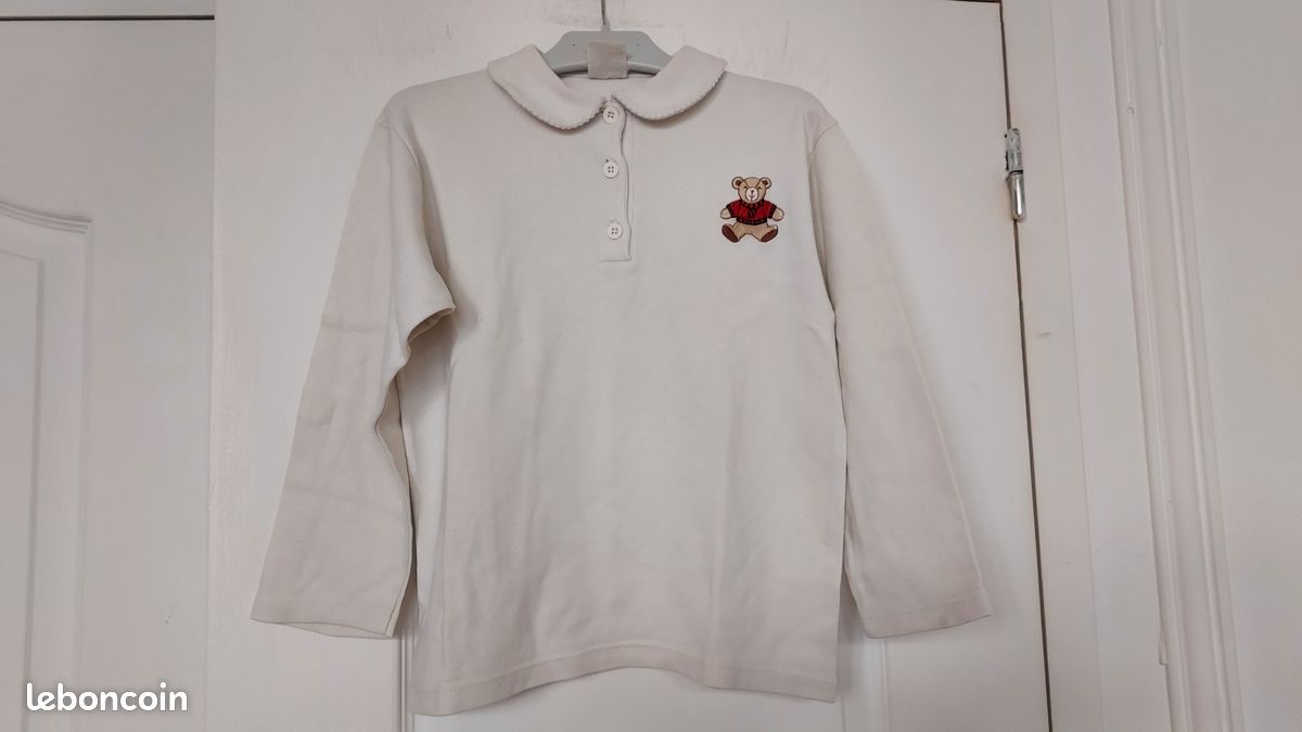 Polo col claudine taille 8 ans (jared54) (image 1)