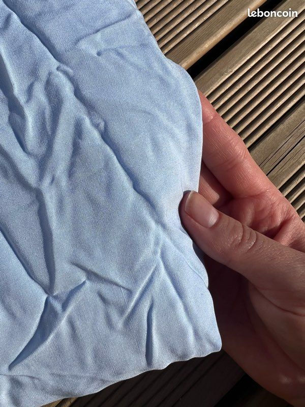 Tissu viscose blue / Saint Pierre (image 3)