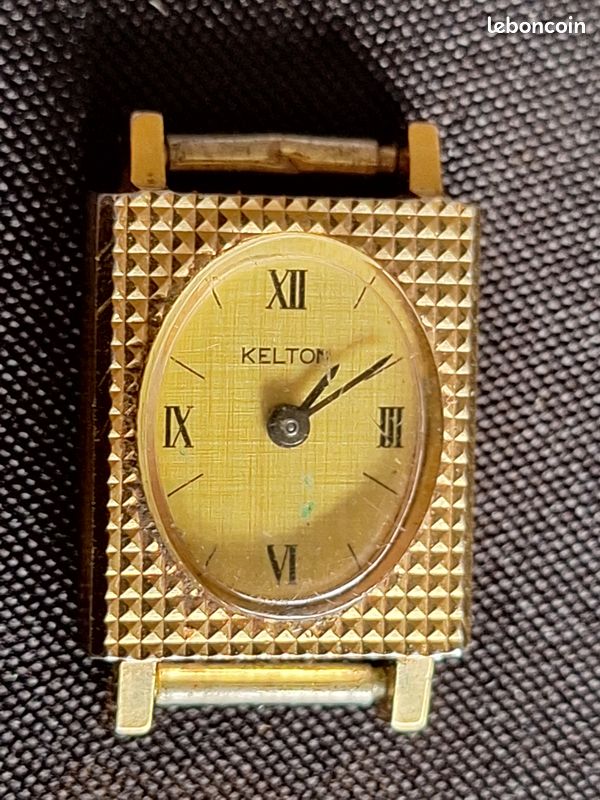 Montre Bracelet KELTON Vintage - Pour Réparation Ou Pièces, Modèle Homme