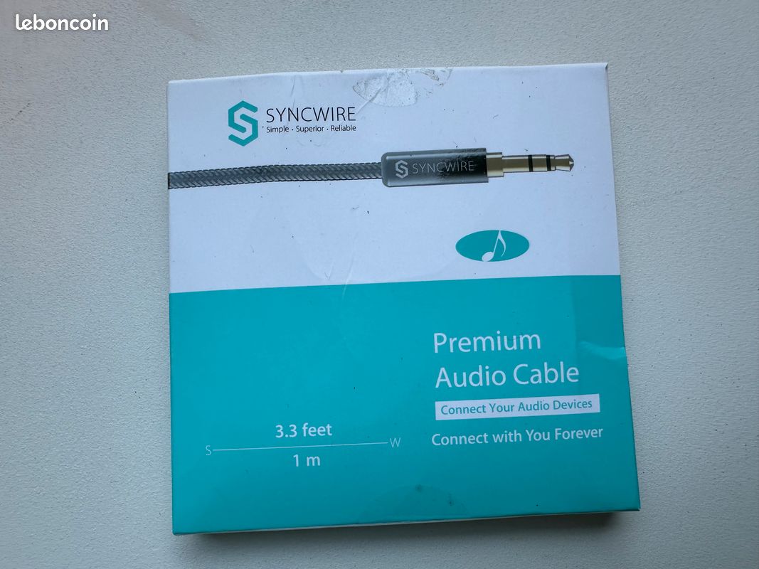 Premium audio cable - 1m - Neuf (image 1)