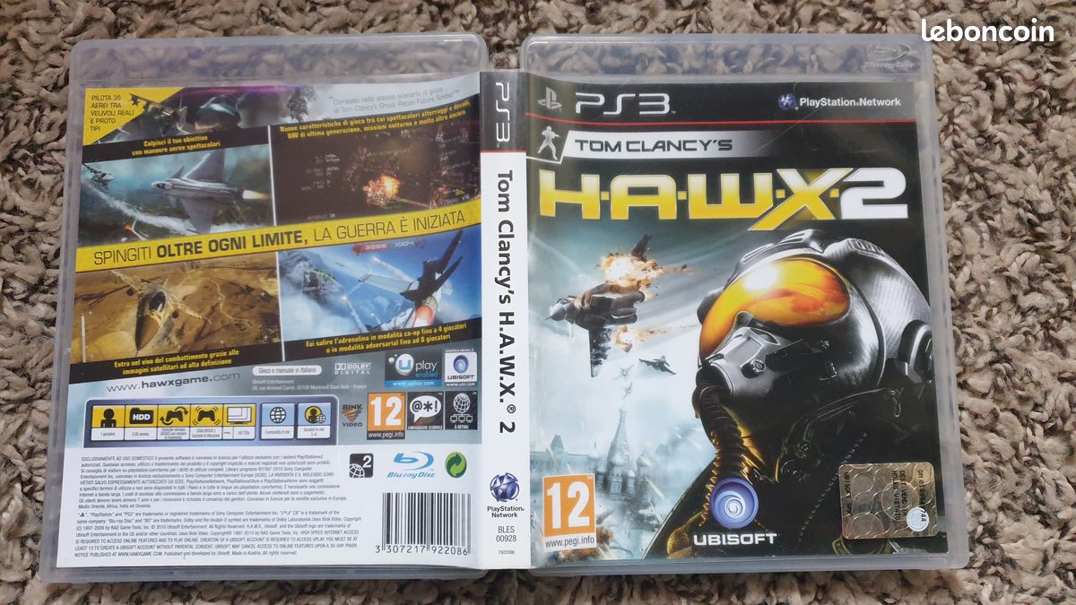 Jeu PS3 : Tom Clancy's H.A.W.X. 2 - Version FR Complète - Très Bon État - Livraison Gratuite