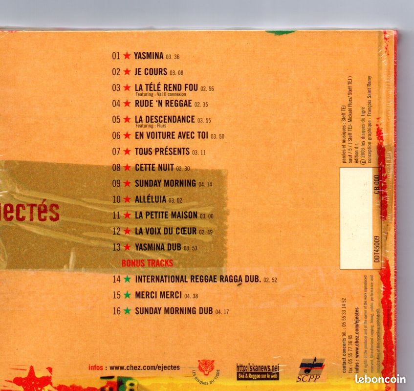 EJECTES - Citoyens du monde - CD (image 2)