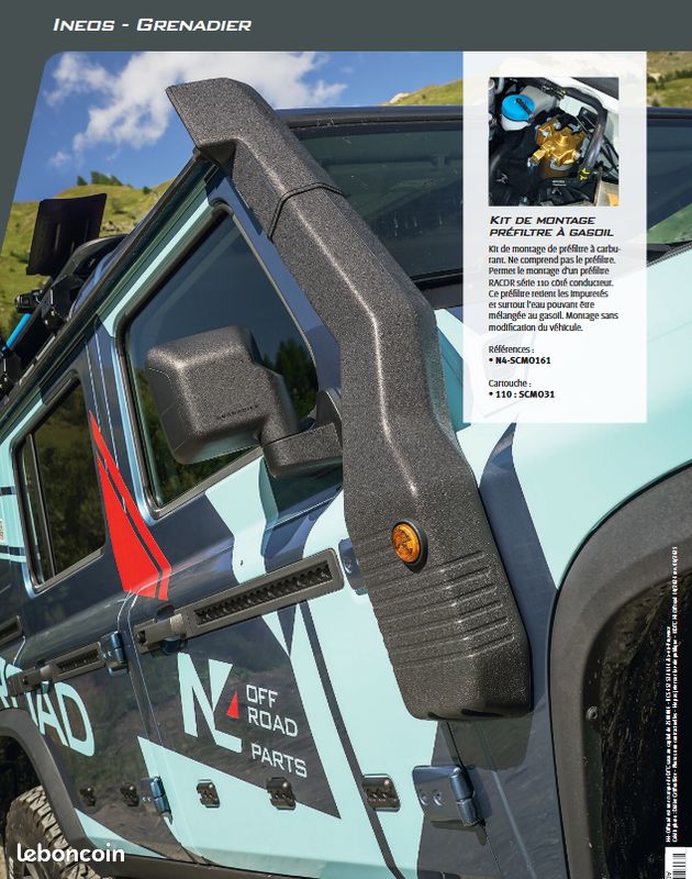 Toutes pieces et accessoires toyota ineos grenadier - max 4x4 (image 2)