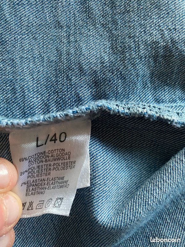 Veste en jeans M TBE (image 6)
