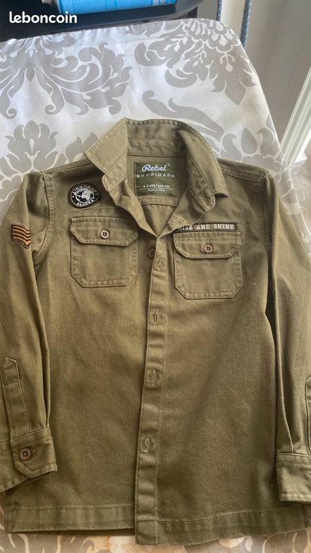 Veste kaki militaire (image 1)