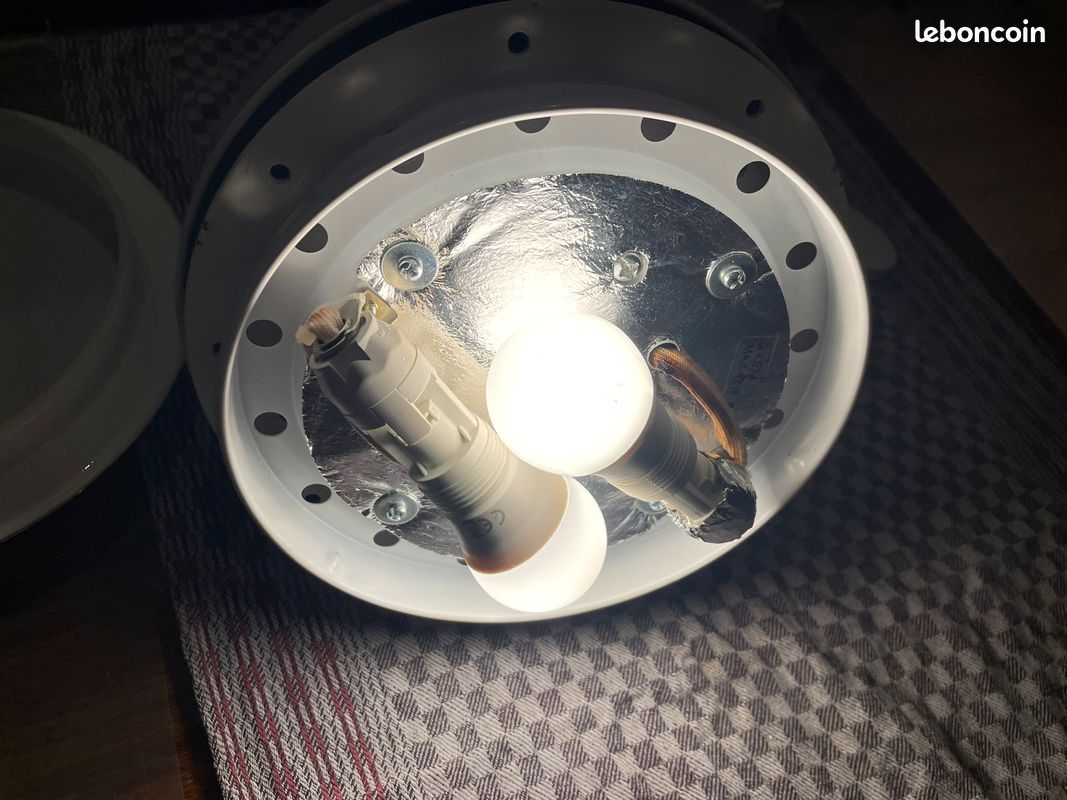 Ventilateur de plafond 130 avec lumière | 3 pales (image 3)