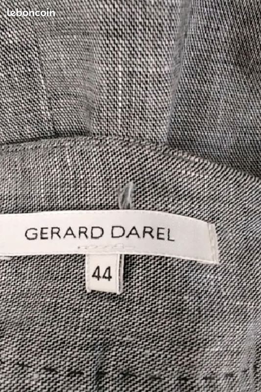 Jupe Grise Gérard Darel – Taille 36 – En Laine Mélangée – Neuve Avec étiquettes – Style élégant Et Chaud