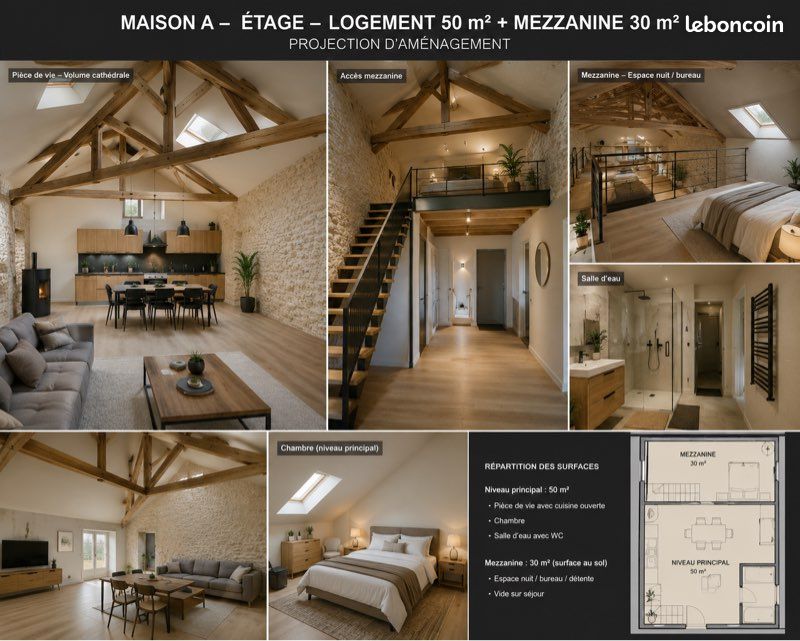Appartement 3 pièces 80 m² · à Limay · 80 m² · 1 170 €