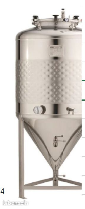 Cuve de Fermentation 240 L complète